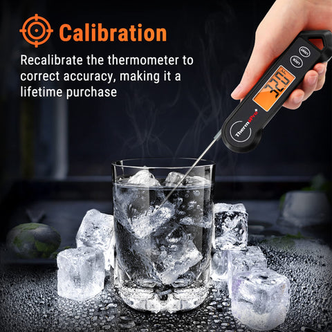 ThermoPro TP19H Waterproof Digital Meat Thermometer for Grilling with Ambidextrous Backlit and Motion Sensing Kitchen Cooking Food Thermometer for BBQ Grill Smoker Oil Fry Candy Thermometer