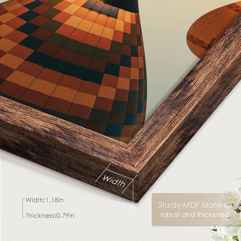 20x24 Picture Frame, Brown Poster Frame, 1 Pack