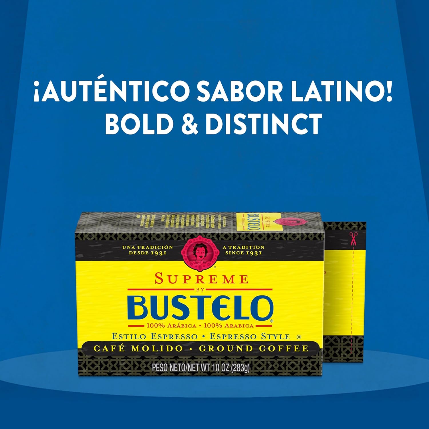 Supreme by Bustelo Espresso Style Ground Coffee, 12 Bricks (10 Oz. Each)