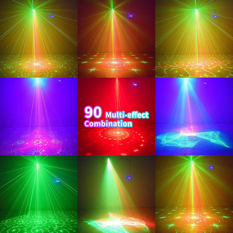 Enjoyedled DJ Disco Stage Party Lights with Northern Laser Light Effect