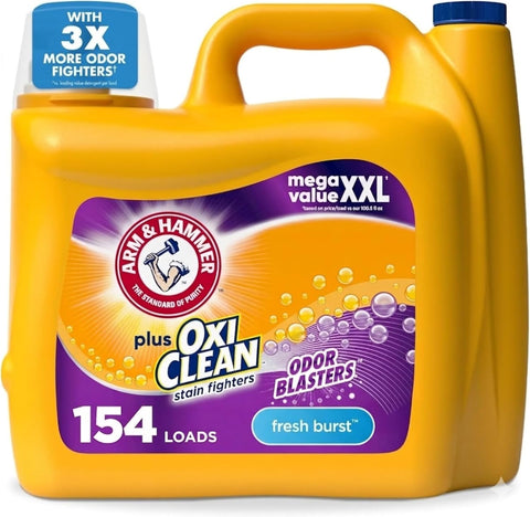 ARM & HAMMER Plus OxiClean with Odor Blasters Liquid Laundry Detergent