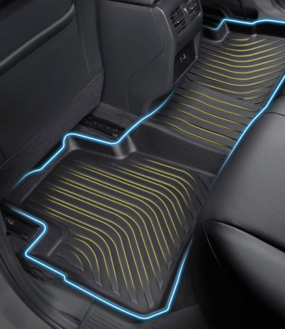 Car Floor Mats Replacement for Dodge Journey 2011-2020 (Not Fit 2011 Single Floor Hook) Heavy Duty Liner Custom Fit All Weather Protection Carpets Accessories for Dad