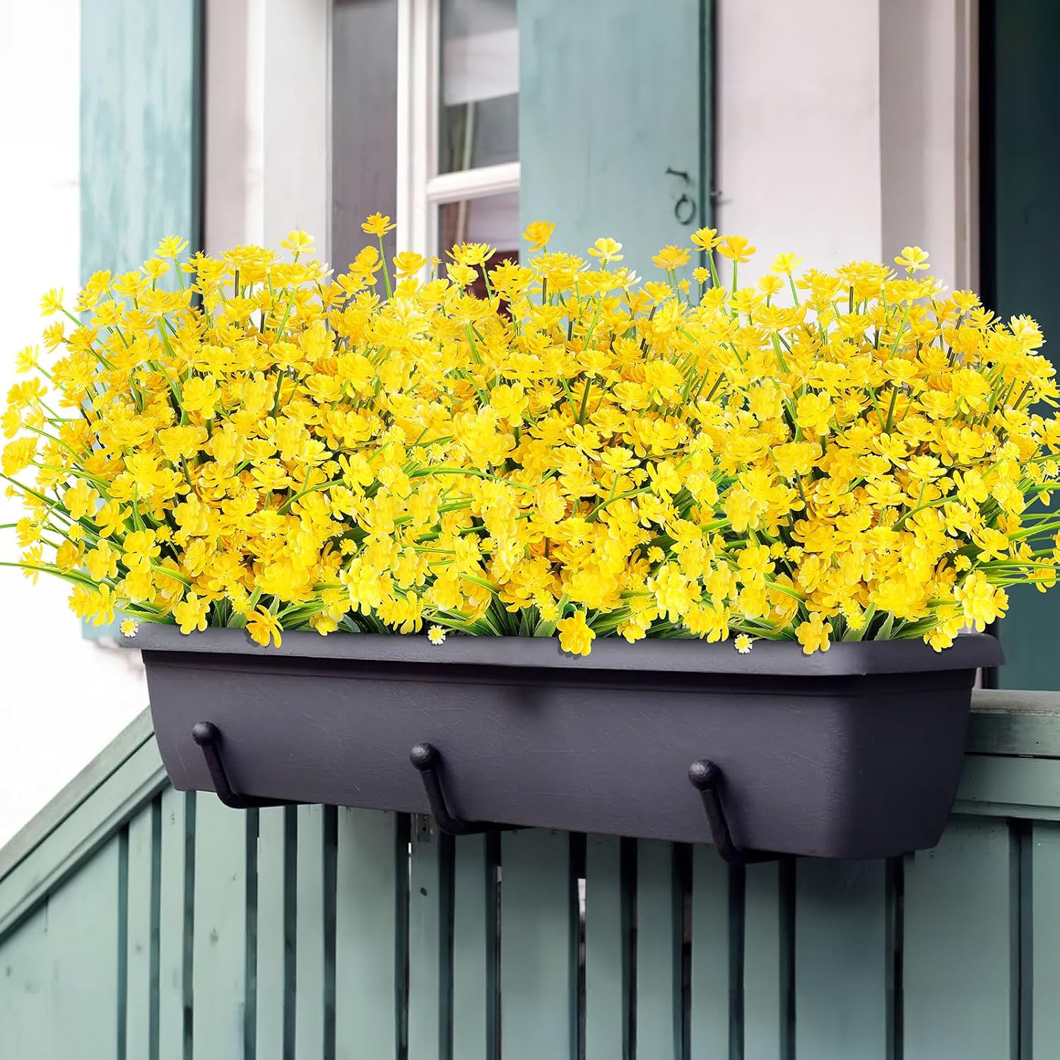 AGIRL Artificial Flowers Outdoor UV Resistant Fake Plant Garden Patio Decor
