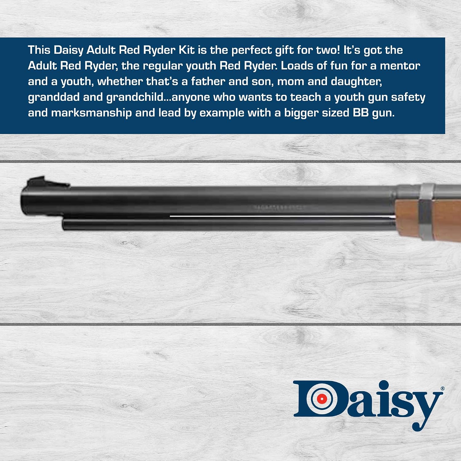 Daisy Red Ryder 1938 .177 BB Rifle- Wood Stock- Lever‑Action