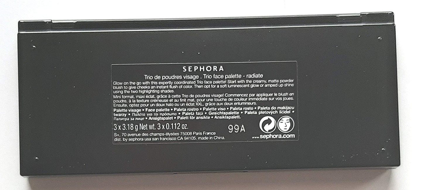 SEPHORA COLLECTION Trio Face Palette Radiate