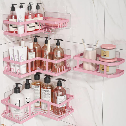 Youvip Corner Shower Caddy-Kitchen & Home Decor, Pink