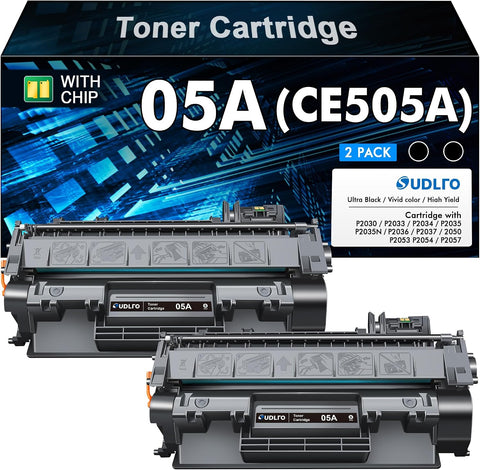 SUDLTO 05A CE505A Toner Cartridge - Replacement for HP 05A Toner Cartridge