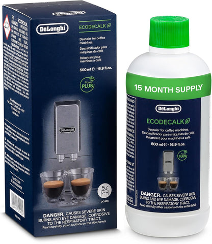 De'Longhi EcoDecalk Universal Descaler, for Coffee Machines 16.90 oz