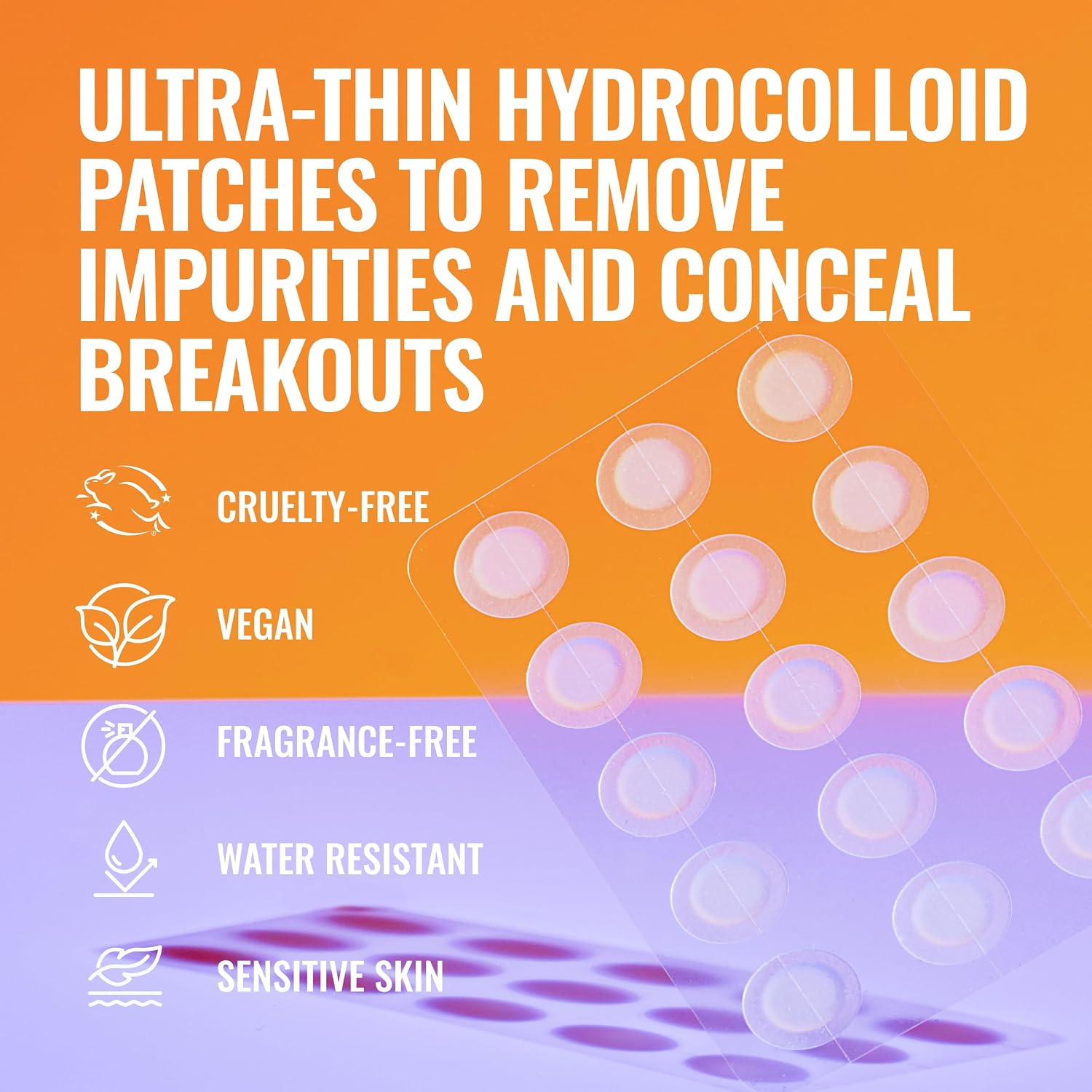 Good Molecules Pimple Patches, Hydrocolloid Patches, 180 Count (60 x 3)