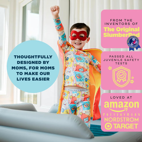 SlumberPod SlumberTot Inflatable Toddler Travel Bed with Safety Bumpers