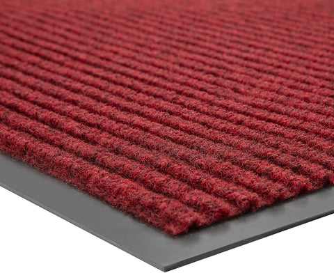 100pointONE Front Door Mat, Heavy Duty Indoor Outdoor Doormat, 72" x 24" Low Profile Outdoor Mats for Home Entrance, Stain and Fade Resistant Welcome Mat Ideal for High Traffic Area, Red