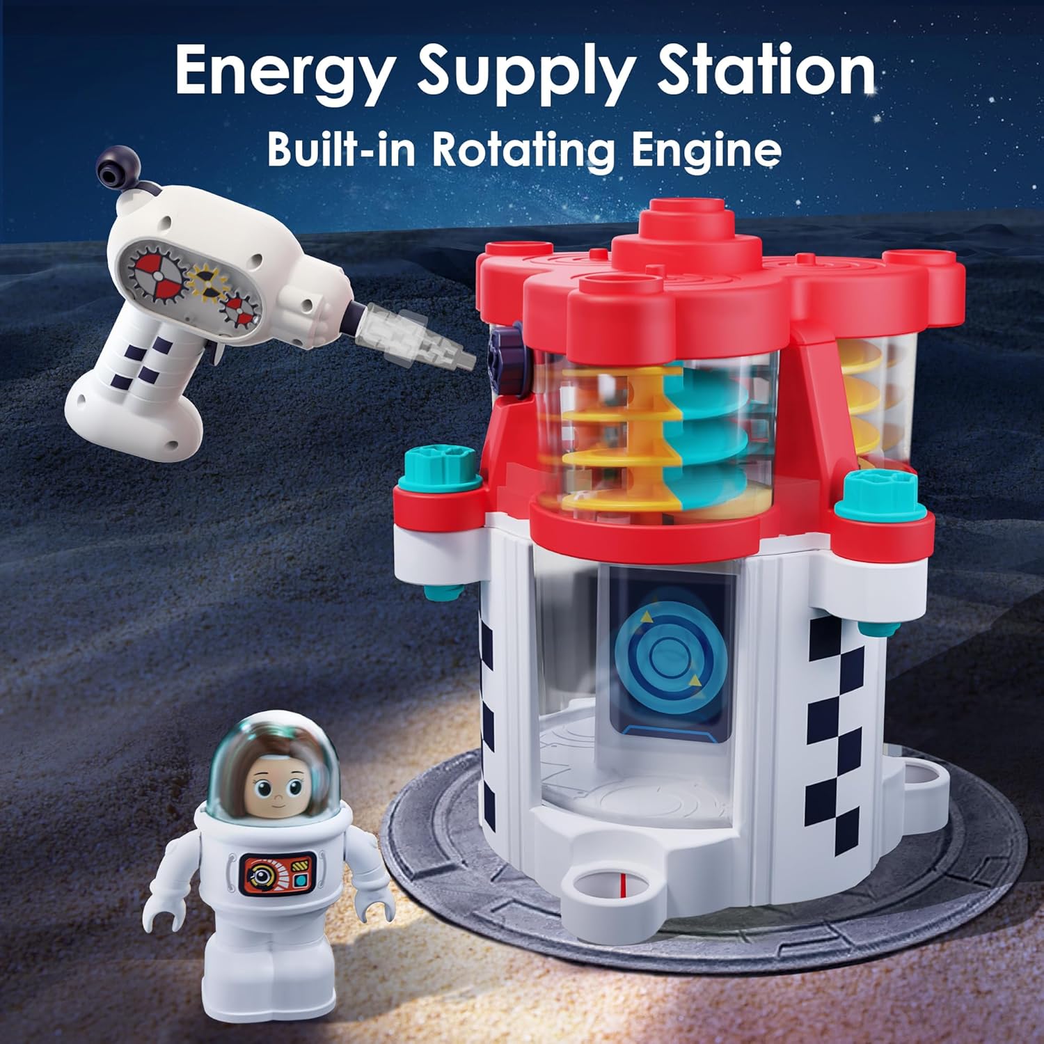 iPlay, iLearn Rocket Space Toy 3 4 5 Year Old Boys Kids Girls, Toddler STEM
