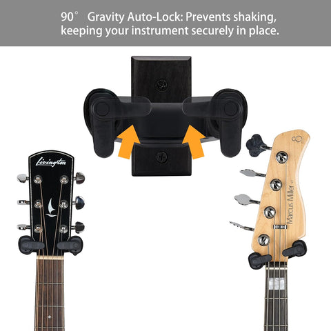 Sondery Wall Mount Hanger Auto Lock Adjustable for Guitar Bass Mandolin