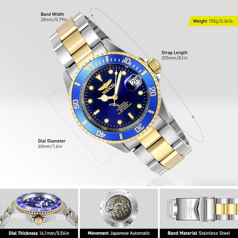 Invicta Men's Pro Diver Collection Coin-Edge Automatic Watch