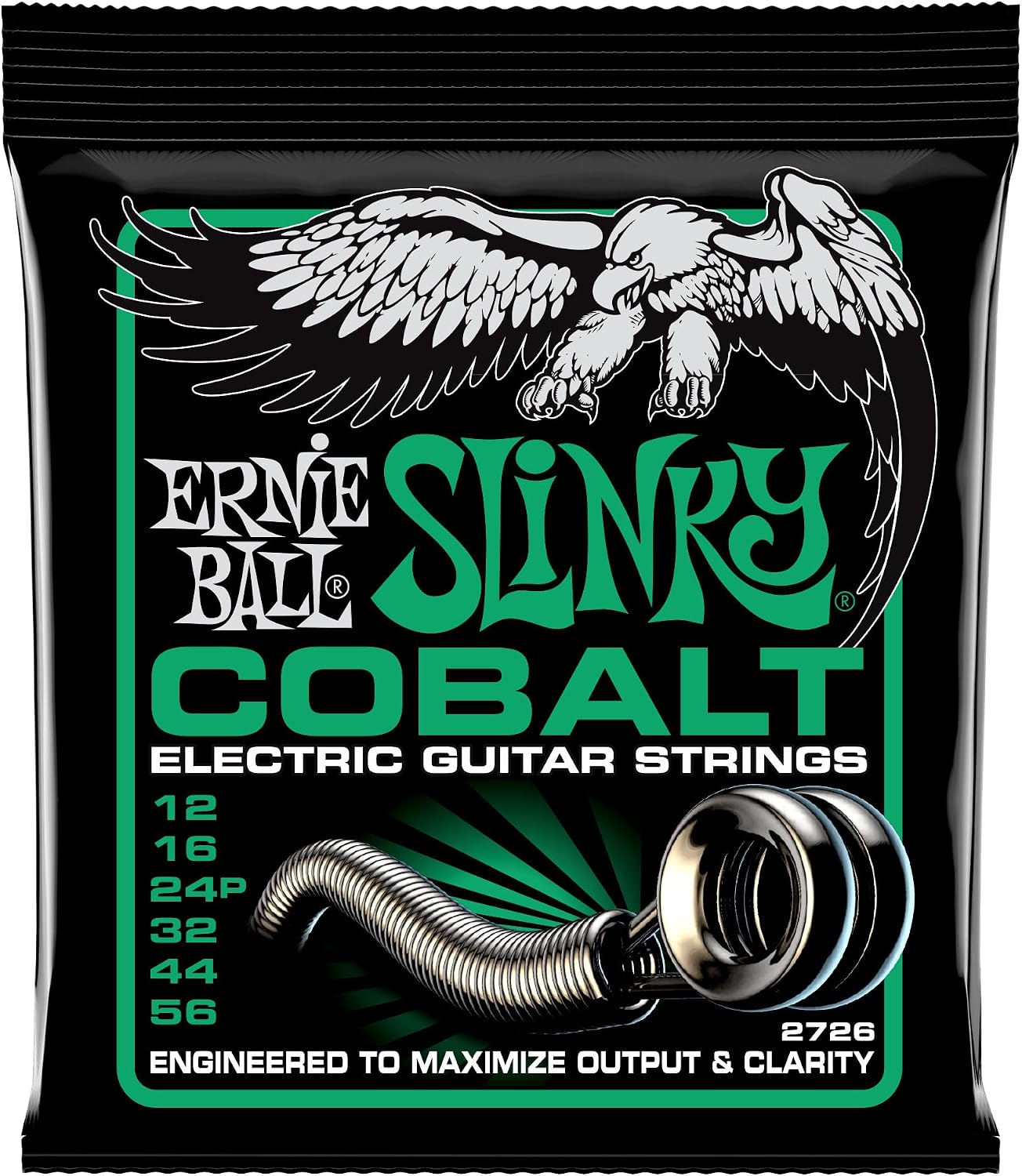 Ernie Ball Super Slinky Cobalt Electric Guitar Strings, 9-42 Gauge (P02723)