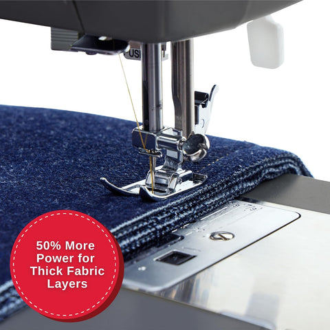 SINGER® 4452 (Grey) High Speed Heavy Duty Sewing Machine with Accessories