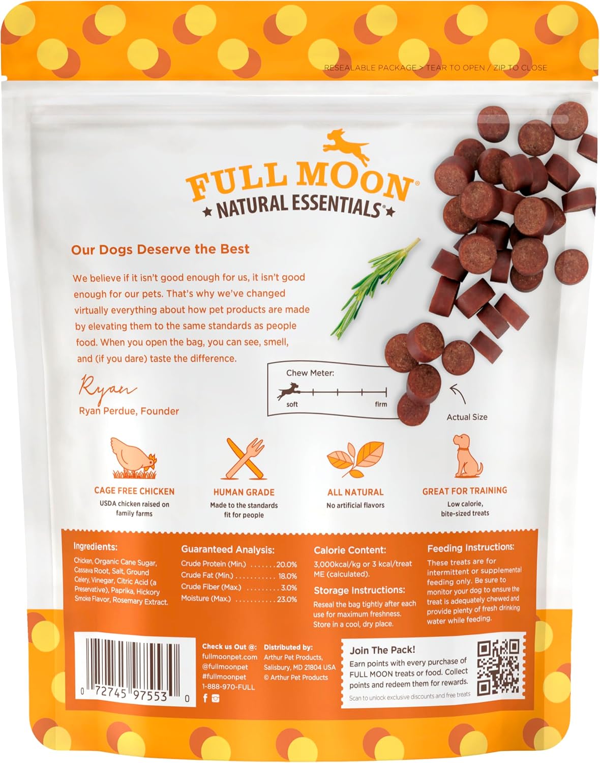 Full Moon® Essential Chicken Savory Bites Dog Treats 16 oz