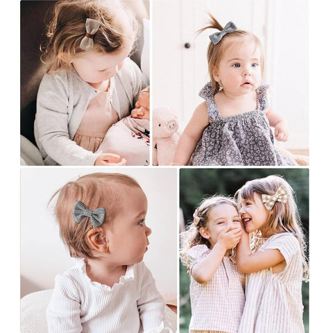 Jesries 21 Pack Baby Hair Clips for Girls, Hair Bows & Toddler Accessories