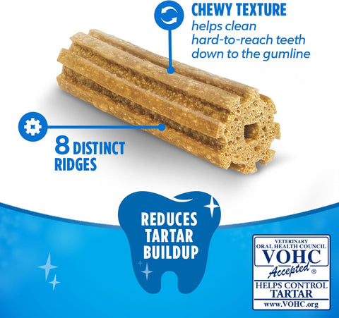 Dentalife Purina Daily Dental Chews for Large Dogs, 18 ct Pouch