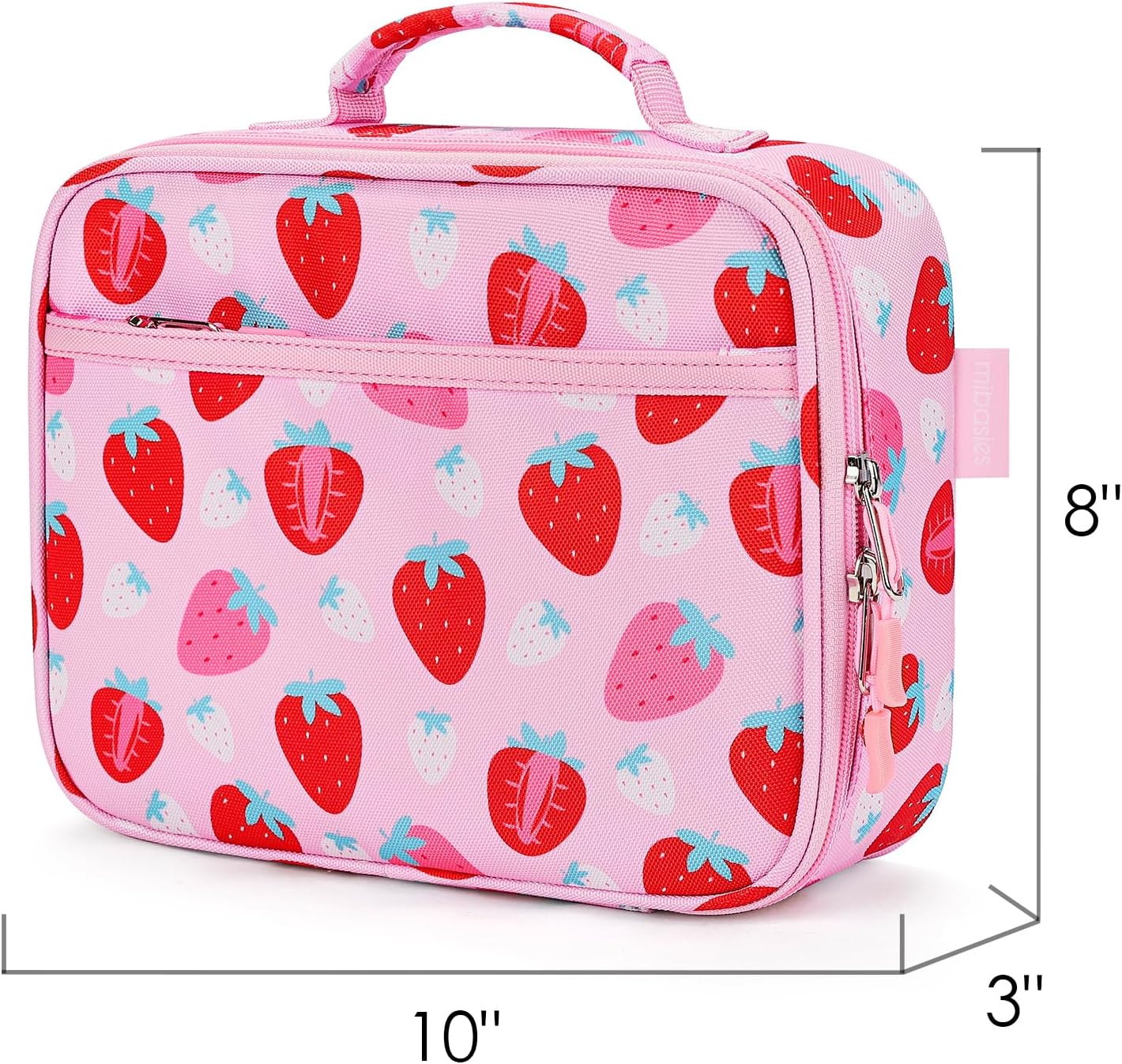 mibasies Kids Lunch Box for Girls, Insulated Lunch Bag School Kindergarten