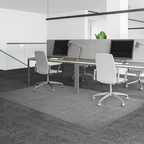 BesWin Office Chair Mat for Low Pile Carpet, 46'' x 96''