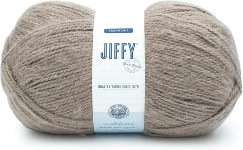 Lion Brand Yarn Jiffy Bonus Bundle, Acrylic Yarn for Crochet, Slate, 1 Pack