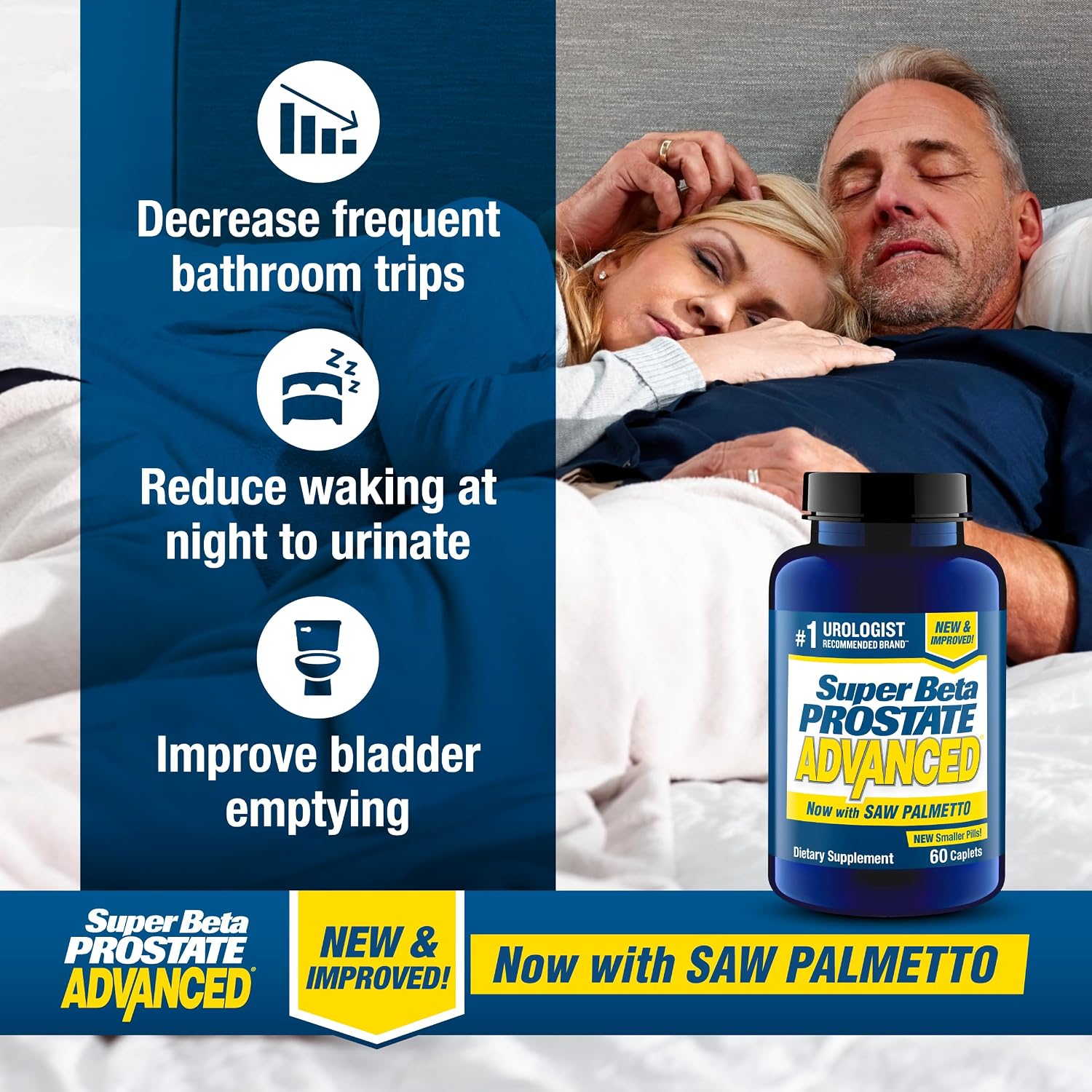 SUPER BETA PROSTATE Advanced with Saw Palmetto, Prostate Support, 180 Count