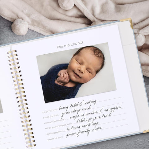 Keepsake Baby Memory Book for Boys and Girls - First 5 Year Baby Book