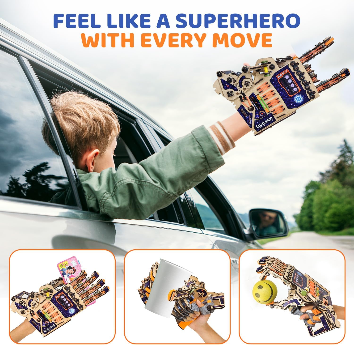 Smartivity Robotic Mechanical Hand STEM Toy for Kids 8-14