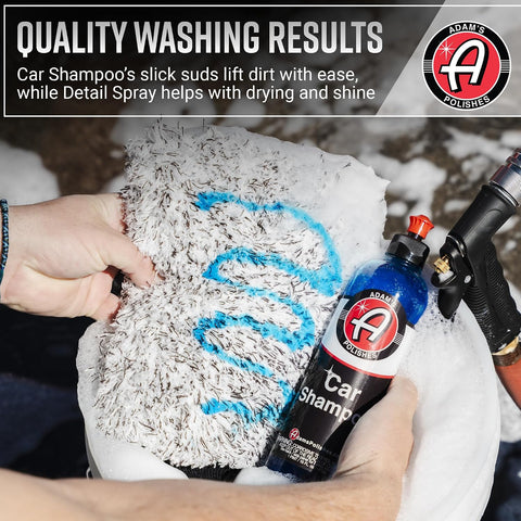 Adam's Polishes Essential Car Wash Kit (14-Item) - Auto Detailing Car Care Cleaning Kit Car & Truck Lovers, Dads, Moms and DIYers