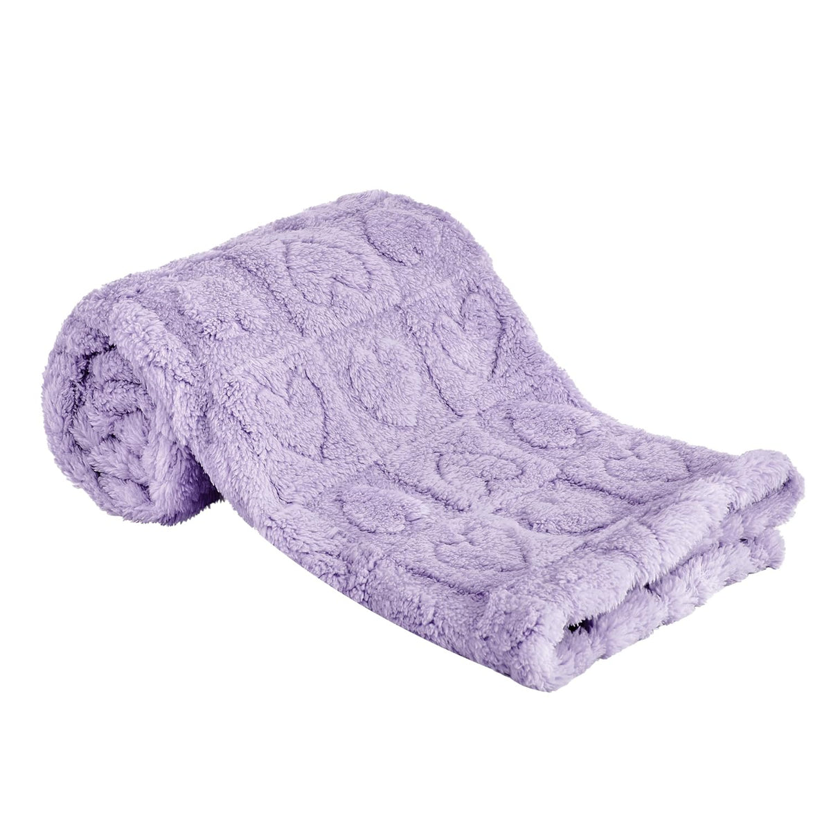 Yurhap Heart Baby Blanket, Love Plush Fleece Baby Blankets for Girls Boys
