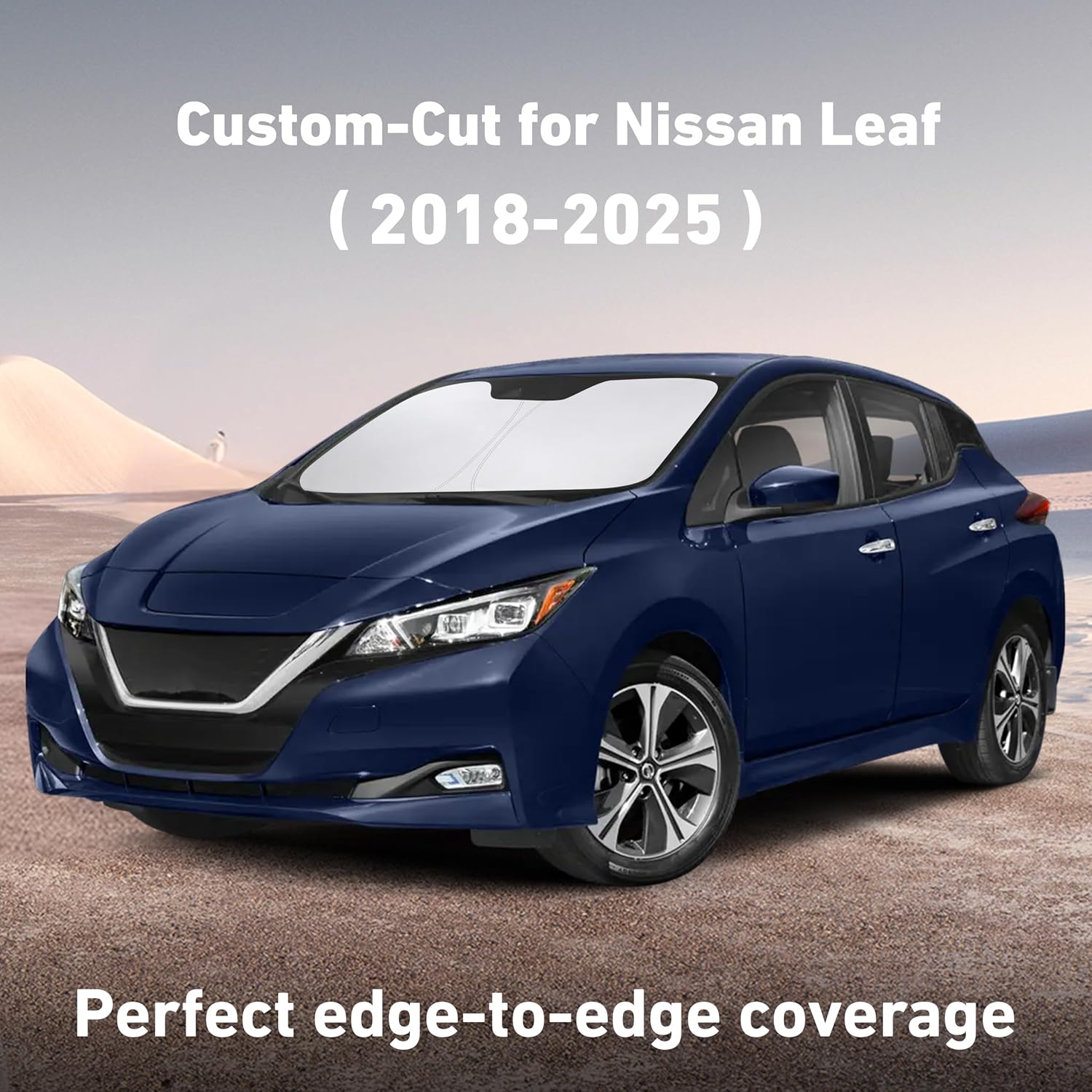 EcoNour Windshield Sunshade Compatible for Nissan Leaf 2018-2023 2024 2025