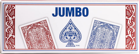 Maverick Playing Cards 12 Pack, Jumbo Index, Bulk Red and Blue Decks