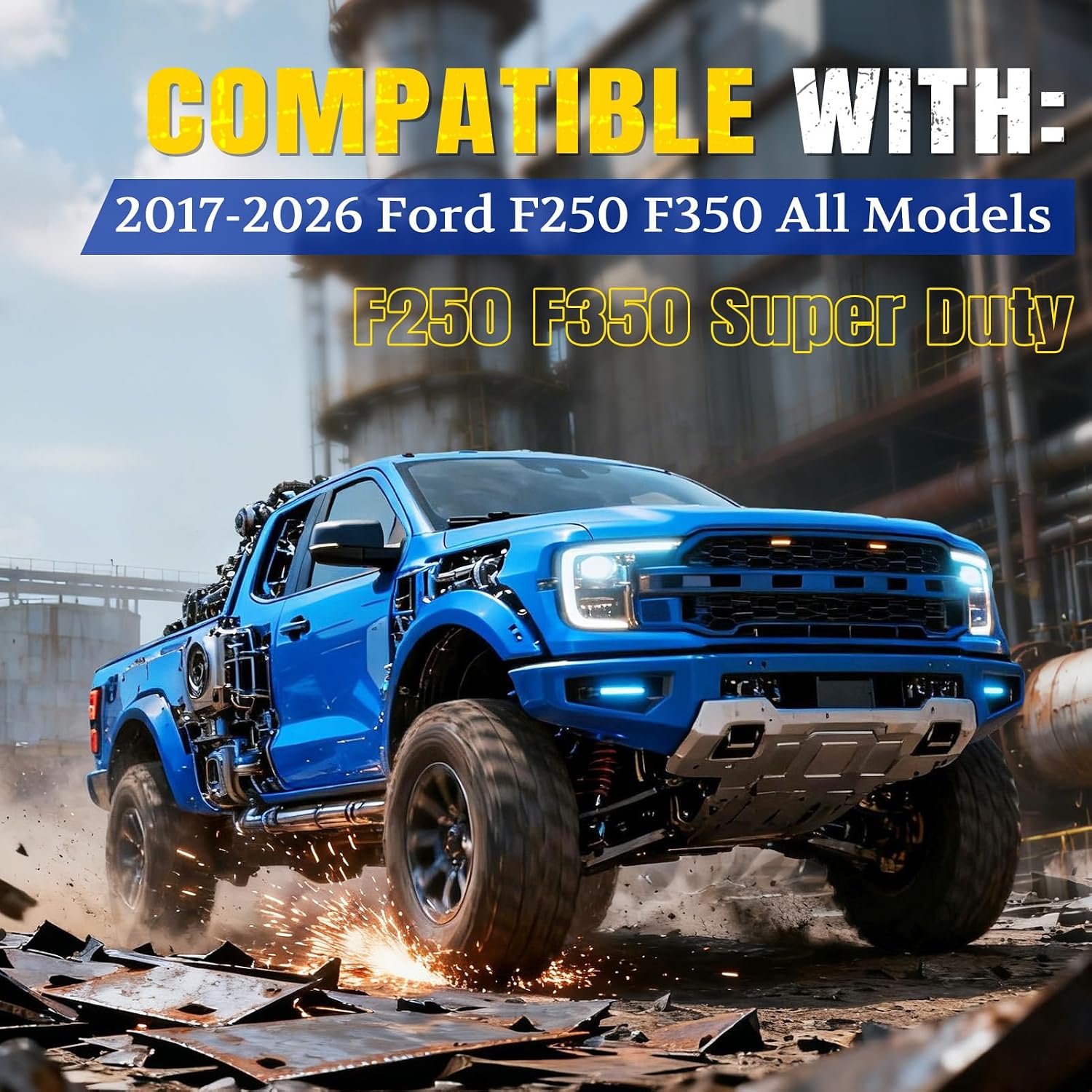 ARANA Tailgate Assist Shock Soft Open for F250 F350 Super Duty 2017-2026