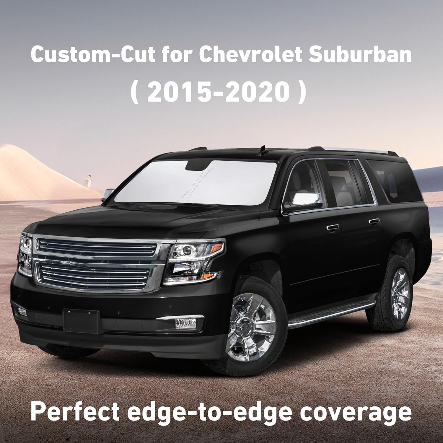 EcoNour Windshield Sunshade for Chevrelot/GMC for 2015-2018 2019 2020