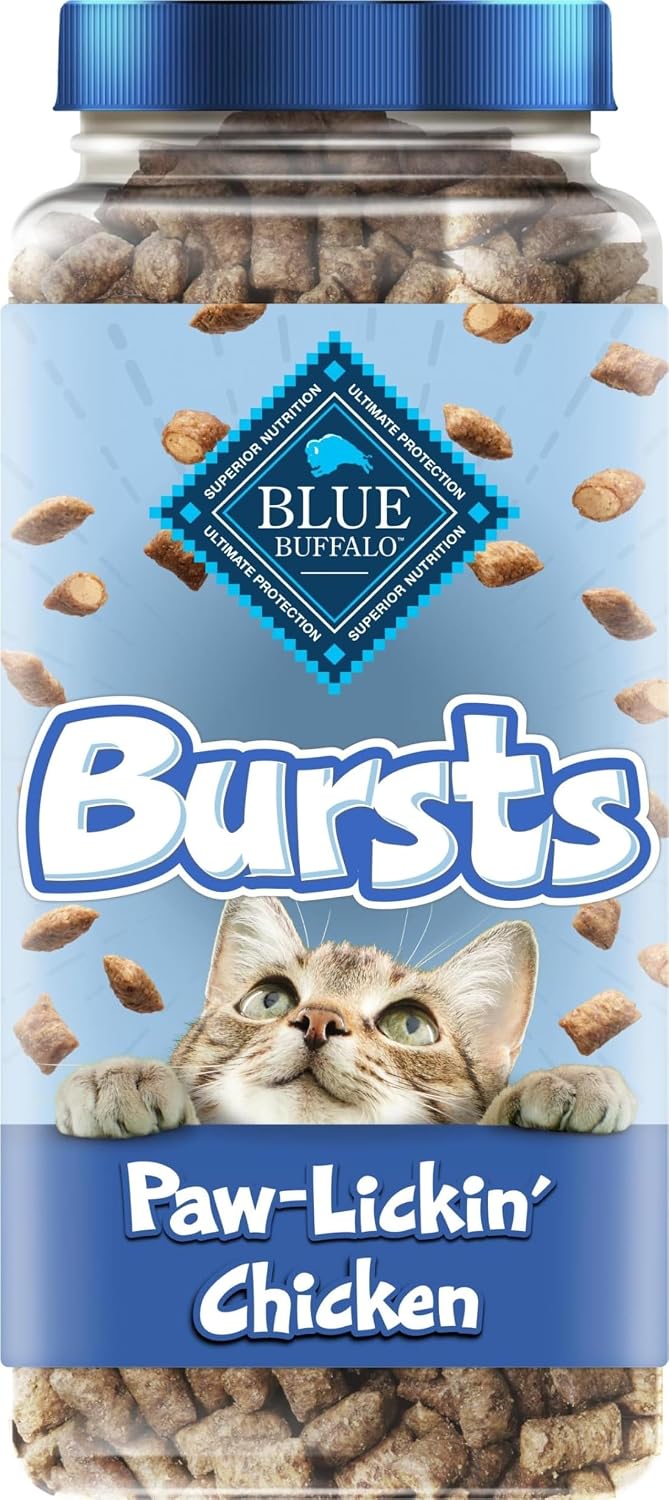 Blue Buffalo Bursts Chicken Crunchy & Creamy Cat Treats, 12 oz