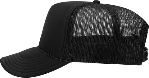 OTTO Polyester Foam Front 5 Panel High Crown Mesh Back Trucker Hats in 97, Bulk, Wholesale