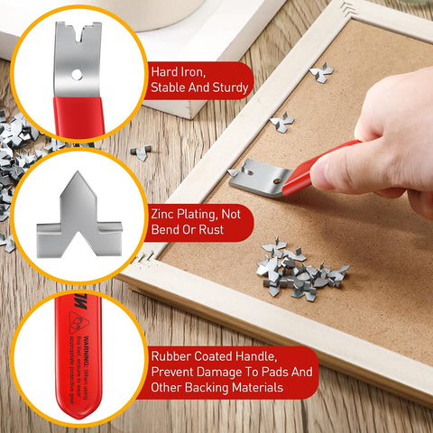 Feekoon Glazier Point Driver with 100 Push Points, Red