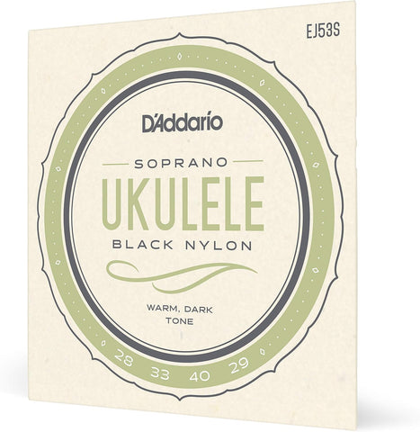 D'Addario Ukulele Strings Fluorocarbon Tenor EJ99TLG Low-G, 4-String Set