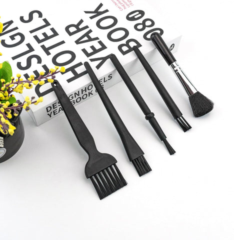 5 PCS Mini Keyboard Brushes, Anti-Static Brush for Small Spaces