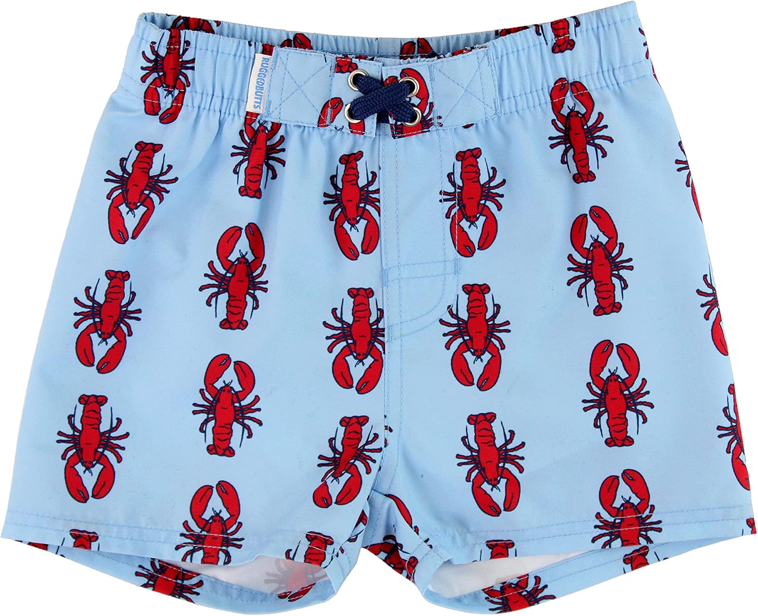 RUGGEDBUTTS Boys Animal Pattern - Swim Trunks with UPF 50+ Sun Protection