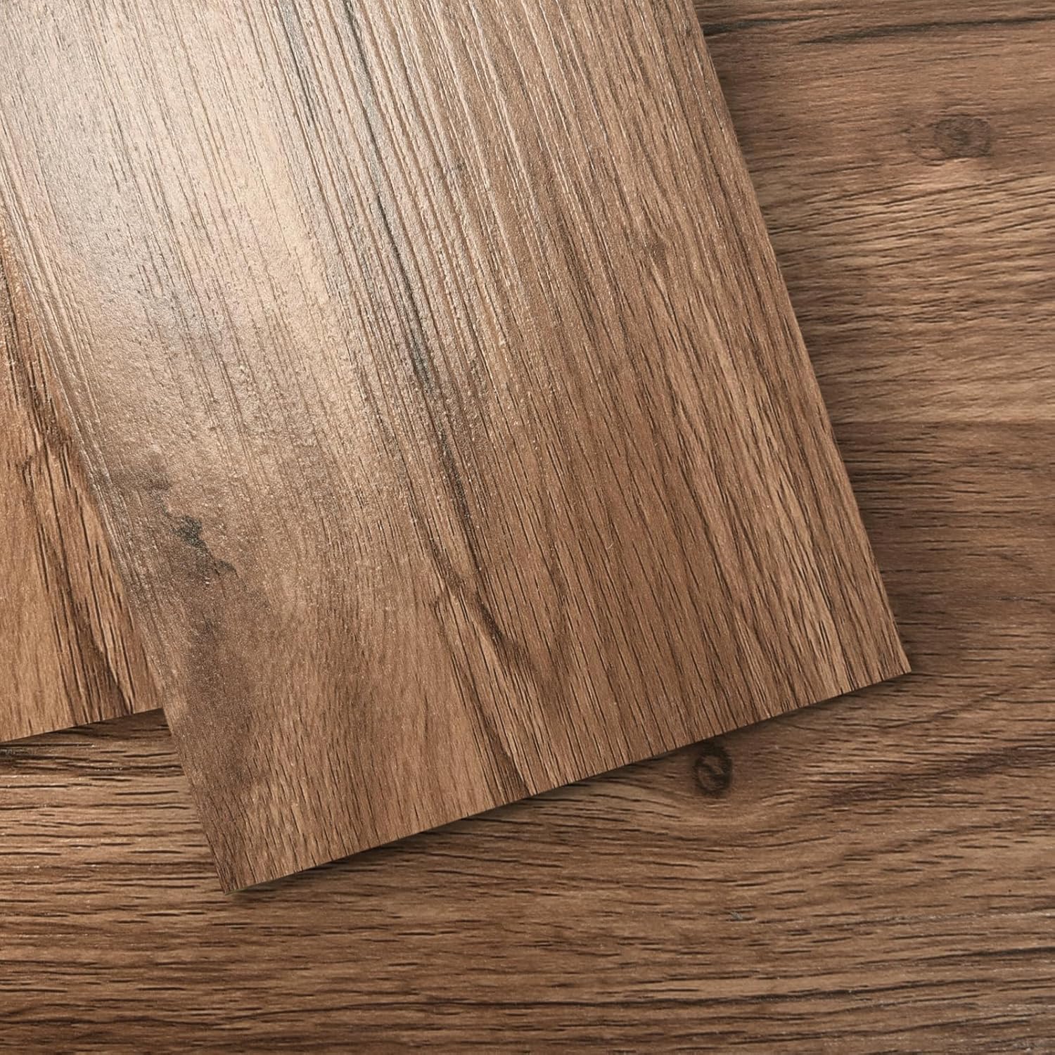 Art3d Wood Texture Peel and Stick Vinyl Floor Tiles, 36-Pack, Rosewood