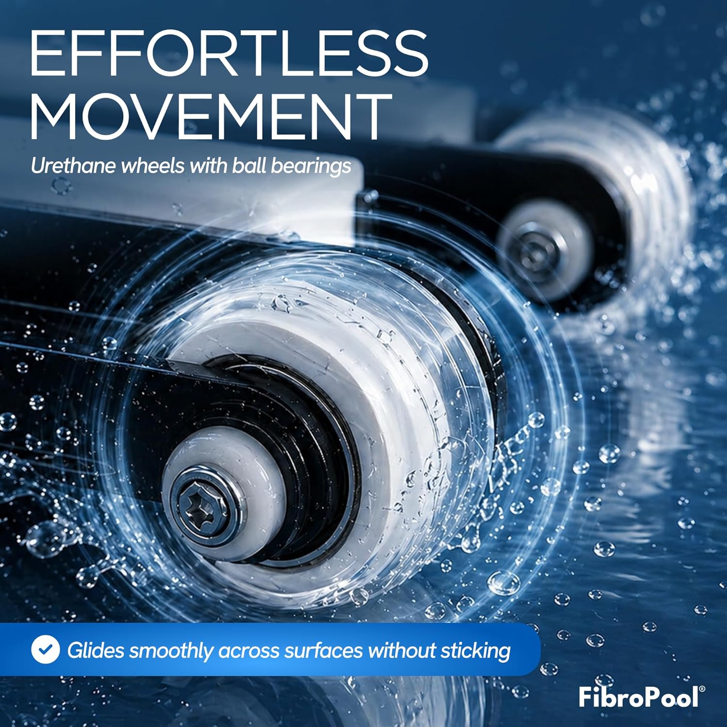 FibroPool Pool Vacuum Head-Weighted Flexible - 14.4 x 10.5 in,Thermoplastic