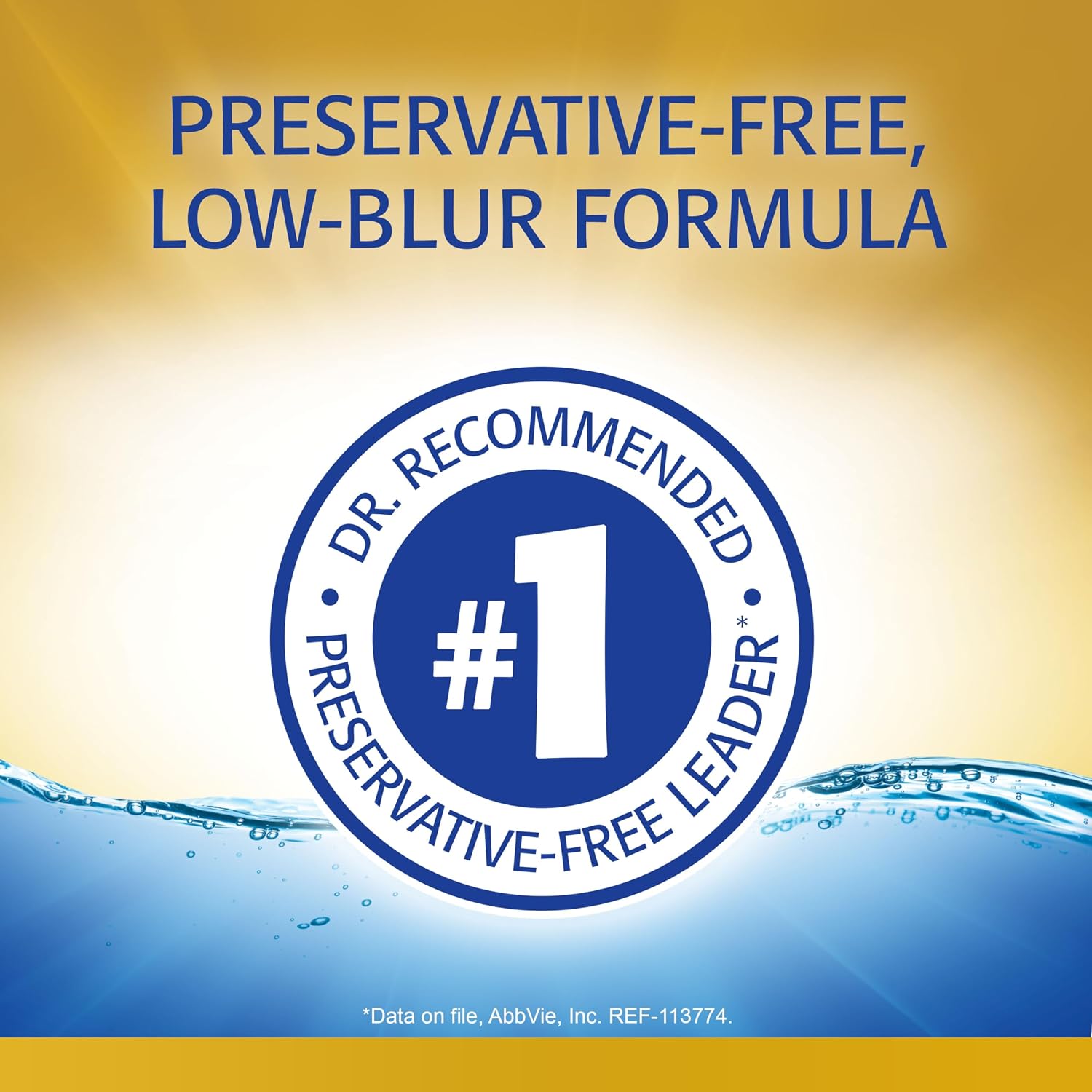 Refresh OPTIVE MEGA-3 PF Lubricant Eye Drops Preservative-Free Artificial Tears, 0.33 fl oz (10mL)