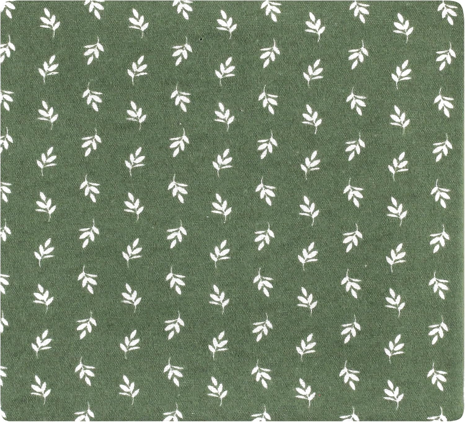 Hudson Baby Unisex Baby Cotton Poly Flannel Receiving Blankets, Eucalyptus, One Size
