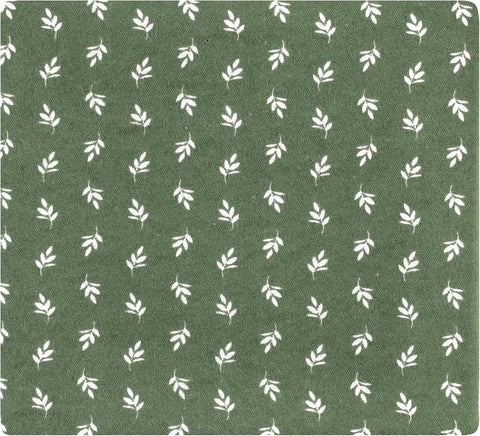 Hudson Baby Unisex Baby Cotton Poly Flannel Receiving Blankets, Eucalyptus, One Size