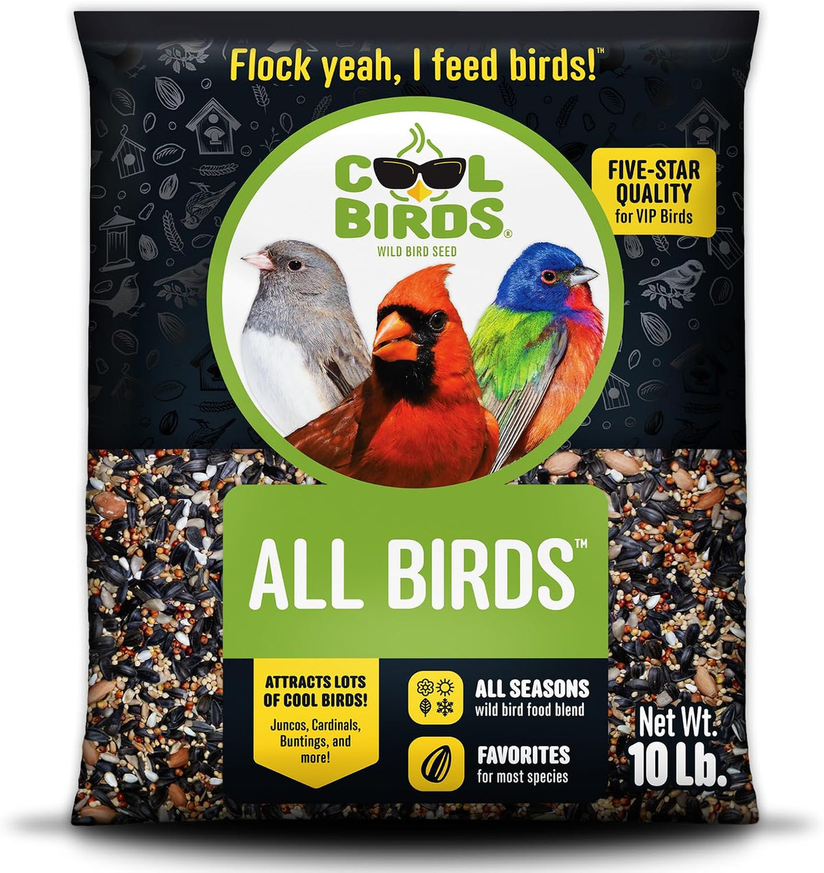 Cool Birds All Birds Wild Bird Seed, 10 lb