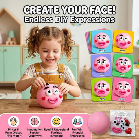 Smushers Squishy Curiosities - Ultra-Soft Slow Rising Stress Relief Toy for Adults, Cute Quirky Sensory Fidget Toy for Anxiety Relief, ADHD & Autism, Unique Office Desk Decor(Pink)