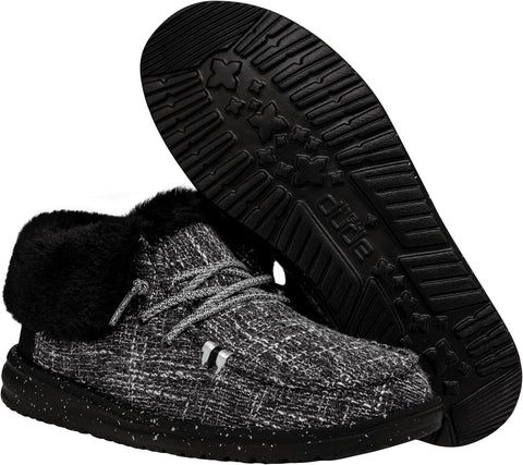 HEYDUDE Women's Wendy Fold Boho | Women's Boots | Women's Pull on Boots | Comfortable & Light-Weight