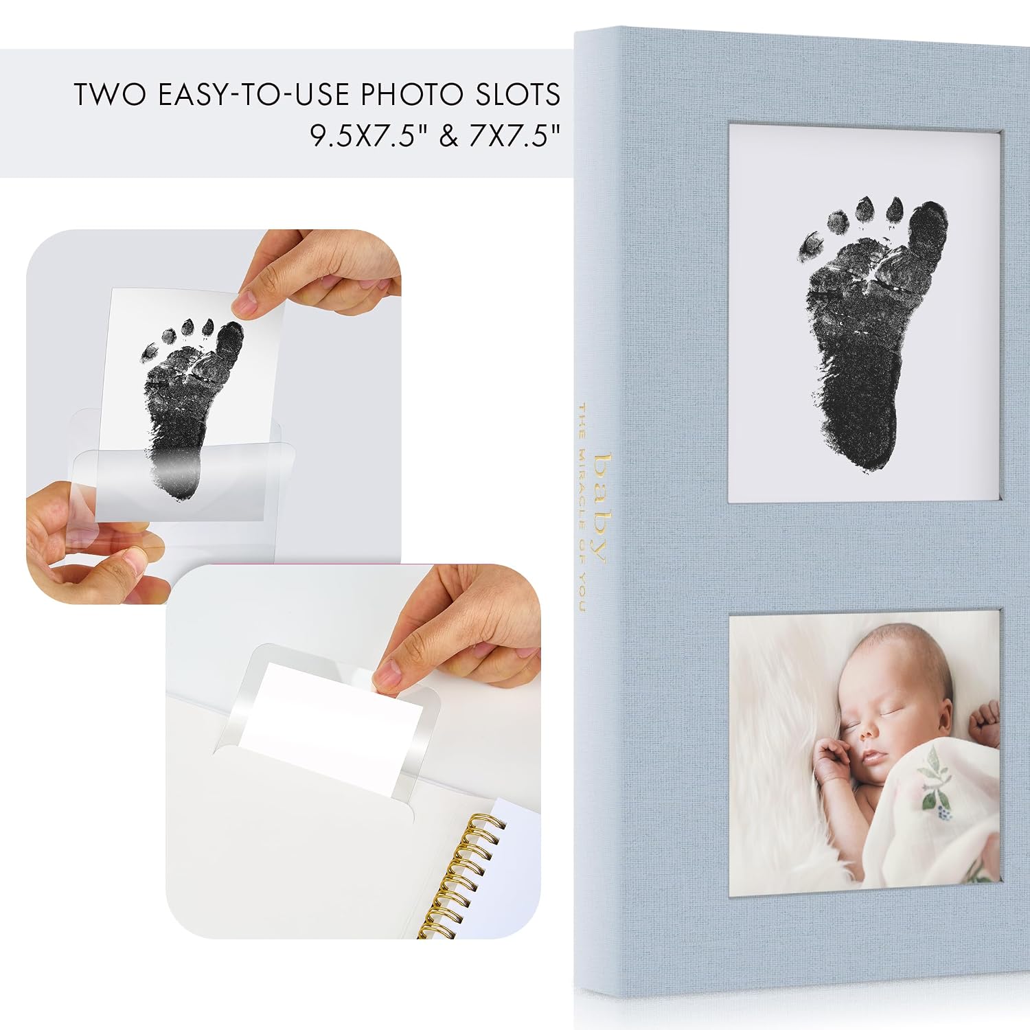 Keepsake Baby Memory Book for Boys and Girls - First 5 Year Baby Book